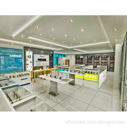 latest modern names mobile shop interior design